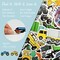 Wrapables Waterproof Vinyl Stickers for Water Bottles, Laptop, Phones, Skateboards, Decals for Teens, 100pcs, Trucks